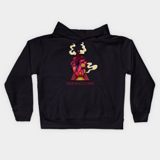 your place here Kids Hoodie